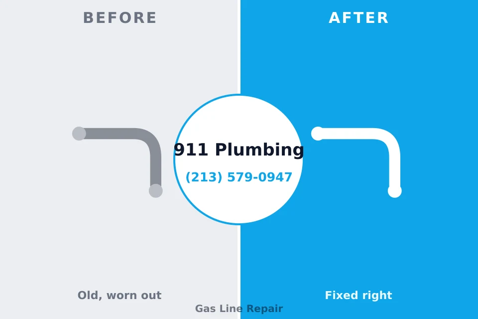 Before and after: plumbing repair Macon, IL